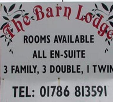 The Barn Lodge Stirling Esterno foto